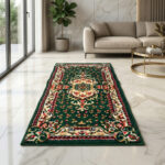Luxury Turkish Design Carpet ( 2 x 4 Feet ) Green